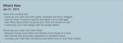 Update Feature List February 2015