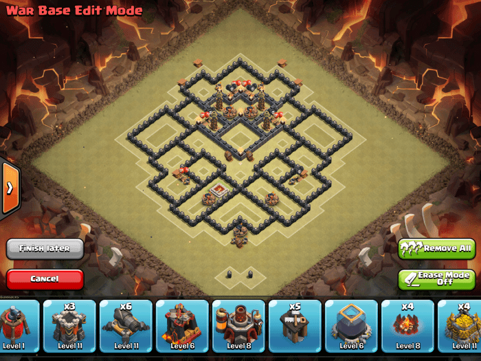 Air Sweeper TH10 War Base