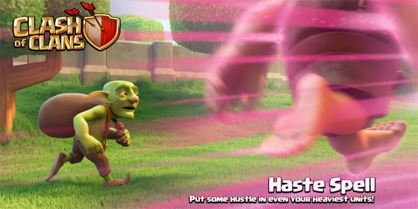 Haste Spell Dark Spell Factory Clash of Clans July 2015 Update