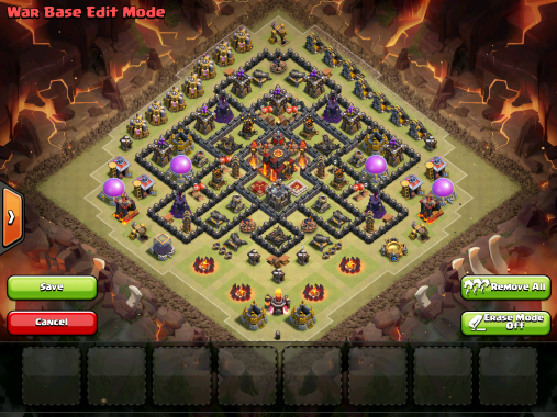 Town Hall 10 War Base 2015 Anti LavaLoonion