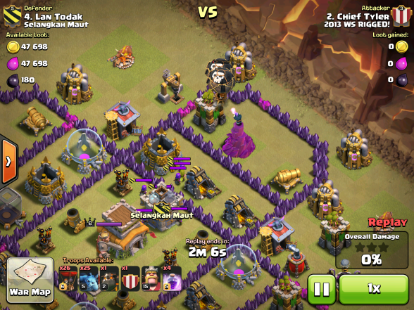 Clash of Clans Clan Castle Lure War