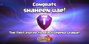 First Player to 5,000 Trophies Clash of Clans