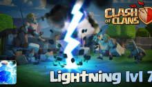 New Update 2015 Clash of Clans Lightning Spell level 7