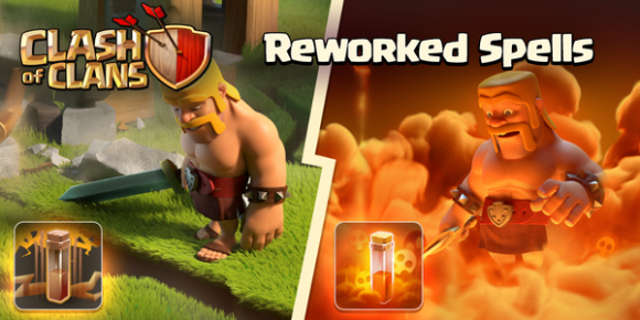 New Update 2015 Clash of Clans Reworked Spells