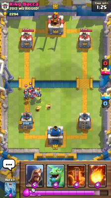 Minion Horde vs Fire Spirits Clash Royale