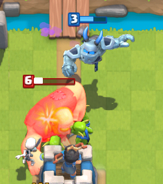 Clash Royale Mega Minion on Defense