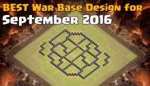 Clash of Clans Best War Base Design September 2016