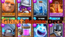 Clash Royale Giant Poison Deck
