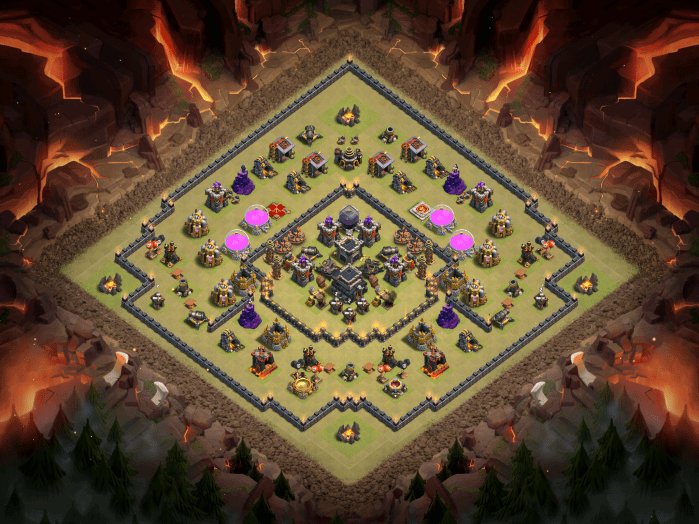 Clash of Clans Best TH8 Anti-Three Star Base October 2016