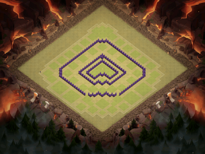 Clash of Clans Best TH7 Anti-Drag Base October 2016