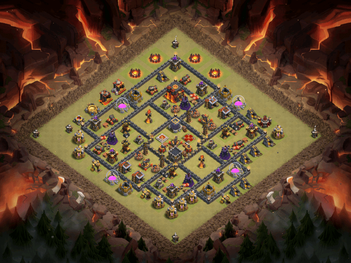 Clash of Clans Best TH10 Anti-Three Star Base October 2016