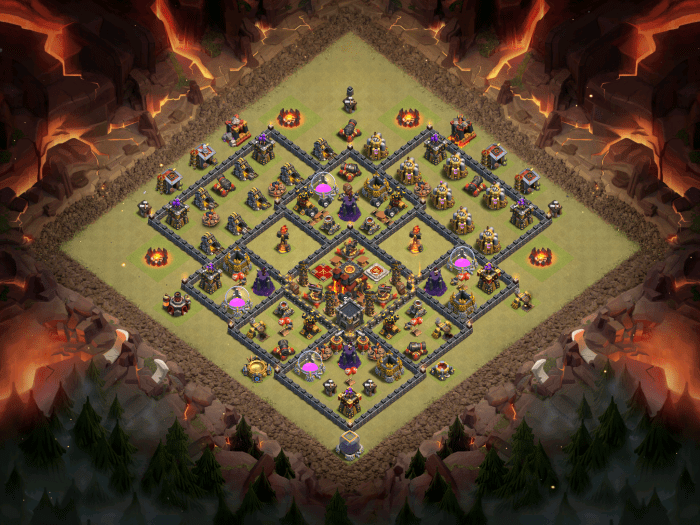 Clash of Clans Best TH10 Anti-Bowler Base October 2016