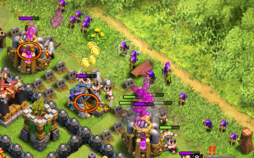 Clash of Clans How to Spread Barch