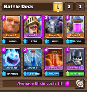 Clash Royale Giant Poison Challenge Deck