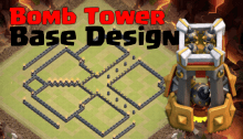 Best TH8 TH9 TH10 Bomb Tower Base Design