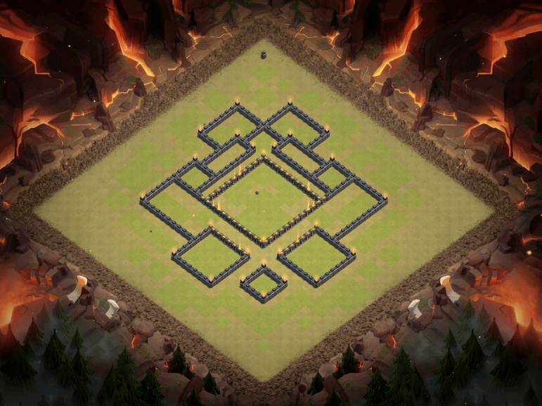 Clash of Clans Best TH9 Anti-Hog War Base November 2016