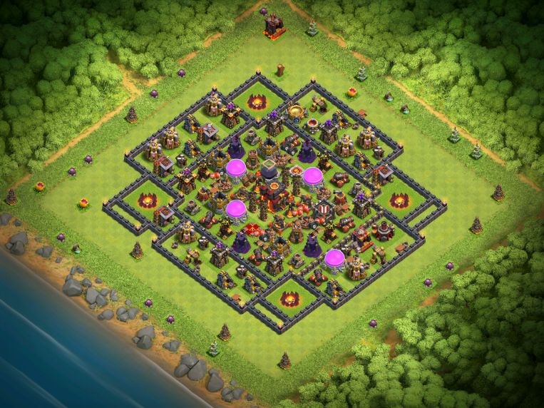 Clash of Clans Best TH10 Farming Base November 2016