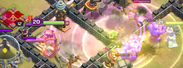 Clash of Clans Three Star GoHo TH9 Strategy King vs Queen