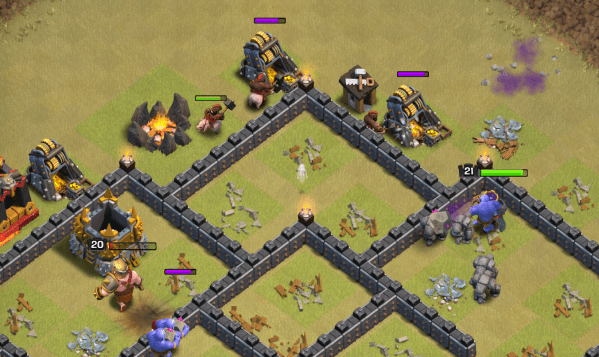 Clash of Clans Three Star GoHo TH9 Strategy Cleanup