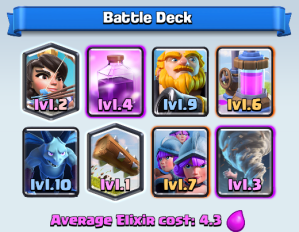 Clash Royale Royal Giant-Tornado Deck-
