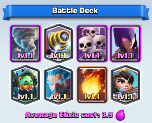 Clash Royale Sparky-Tornado Deck-