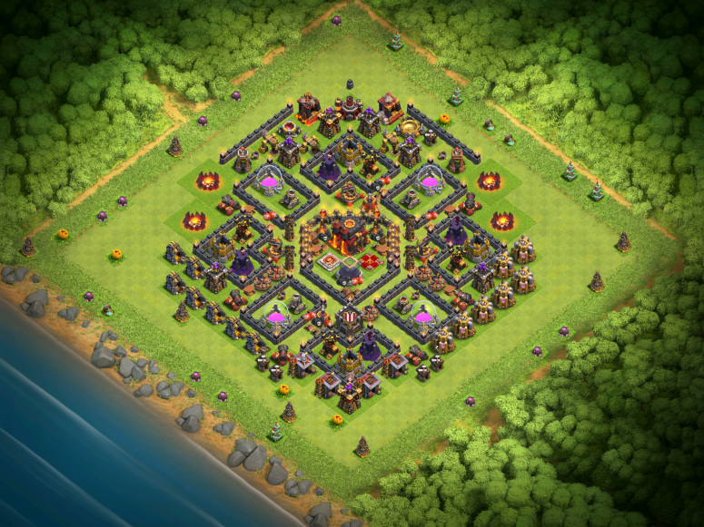 Clash of Clans Best TH10 Farming Base December 2016