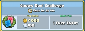 Clash Royale Crown Duel Challenge Special Event