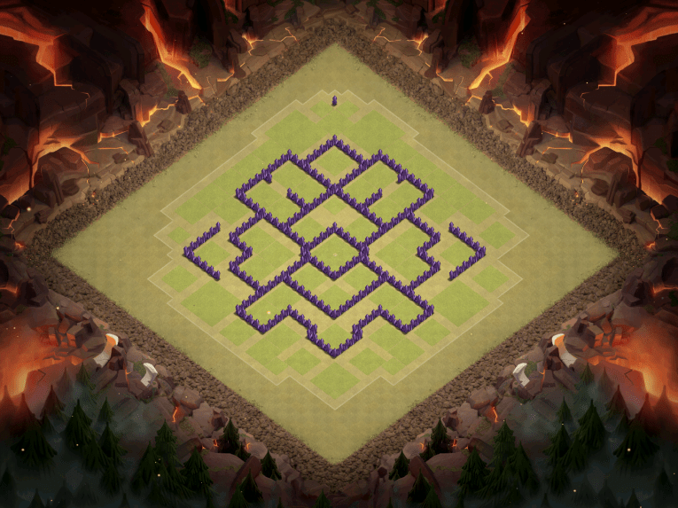 Clash of Clans Town Hall 8 War Base 2017