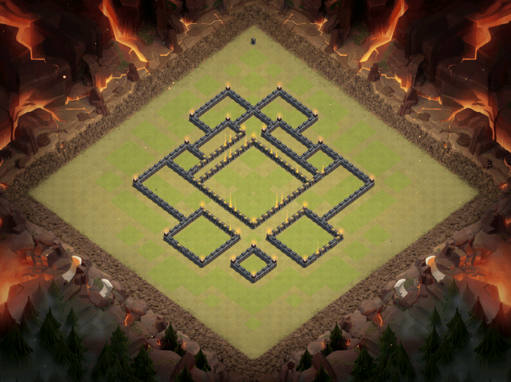 Clash of Clans Town Hall 9 War Base 2017