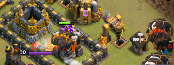 Clash of Clans TH9 LavaLoonion Lava Hounds