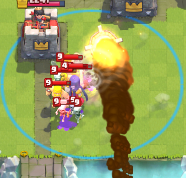 Clash Royale Tornado Rocket Combo
