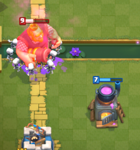 Clash Royale Zap Bait Deck Furnace Skeleton Army