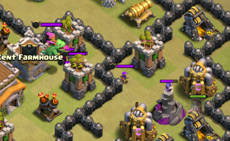 Clash of Clans Town Hall 8 Hog Riders Clan Castle
