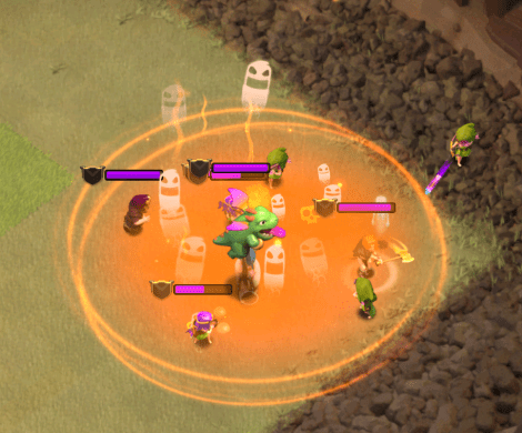 Clash of Clans Town Hall 8 Hog Riders Clan Castle