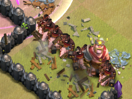 Clash of Clans Town Hall 8 Precision Hog Riders Clean Up