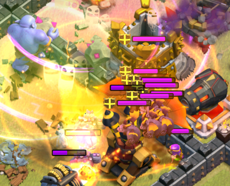 Clash of Clans TH11 LavaLoonion Clan Castle Kill