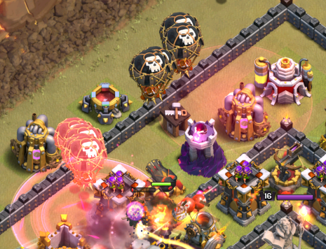 Clash of Clans TH11 LavaLoonion Haste Spells