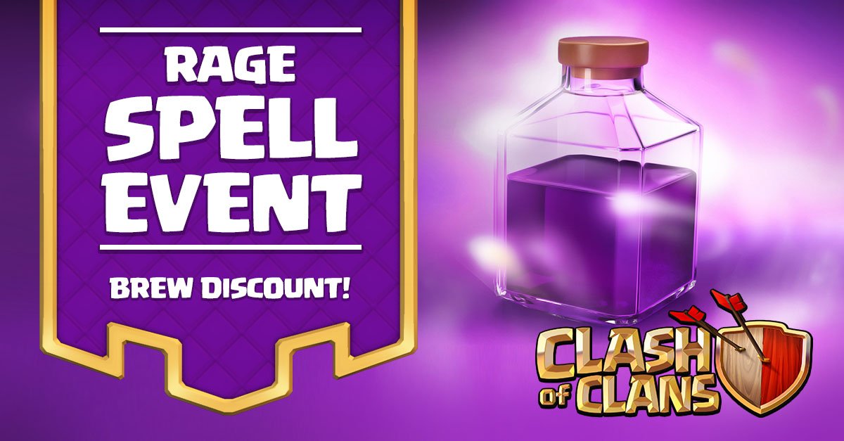 Clash of Clans Rage Spell Event