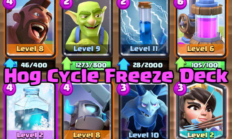 Clash Royale Hog Cycle Freeze Best Deck Arena 10