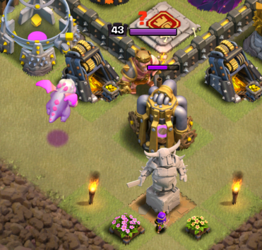 Clash of Clans TH11 Queen Walk Pathing