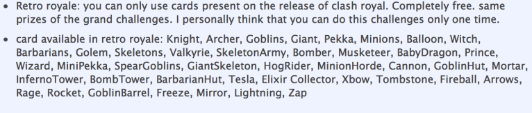Clash Royale Retro Royale Leaked