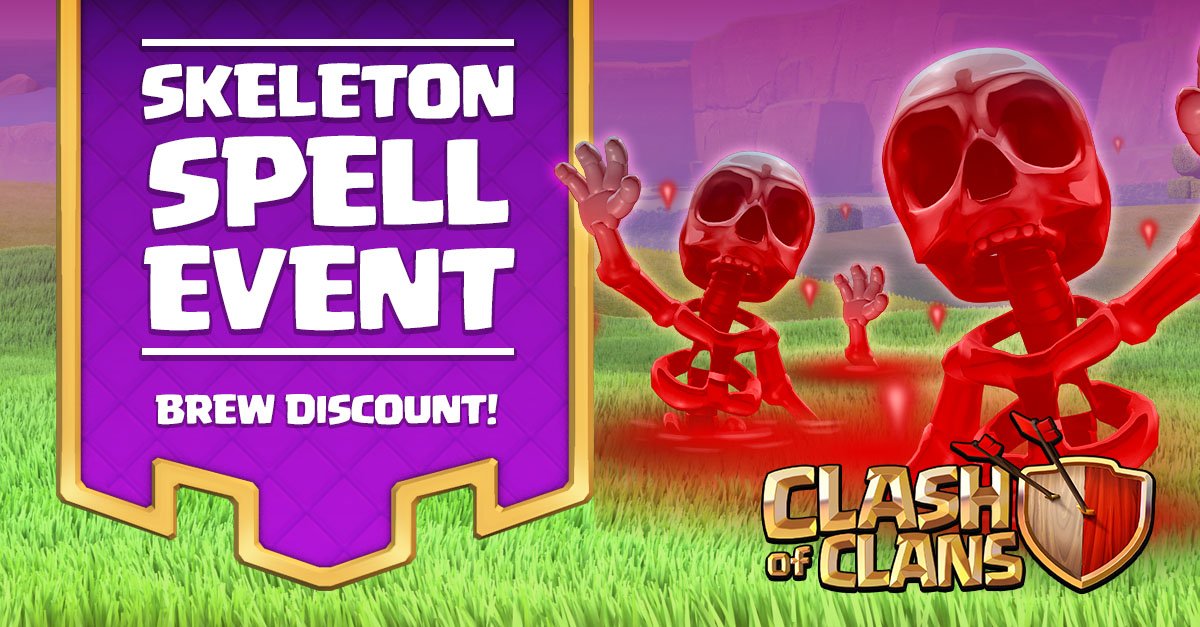 Clash of Clans Skeleton Spell Event