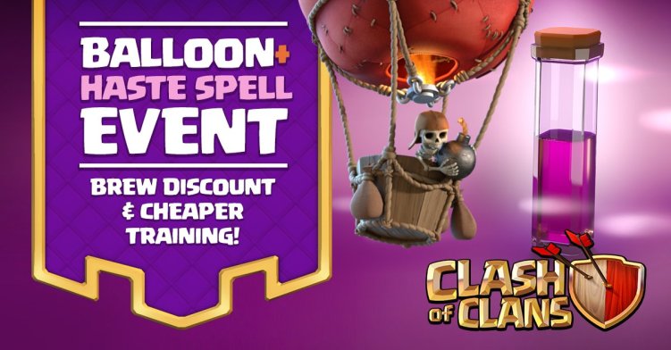 Clash of Clans Balloon Zoom Event