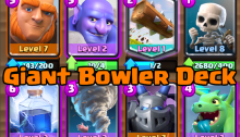 Clash Royale Giant Bowler Deck