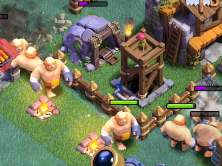 Clash of Clans Builder Hall 4 Strategy Giant Bomber