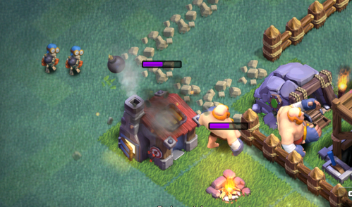 Clash of Clans Builder Hall 4 Strategy Giant Bomber