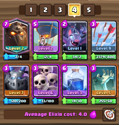 Bats LavaLoonion Deck Clash Royale