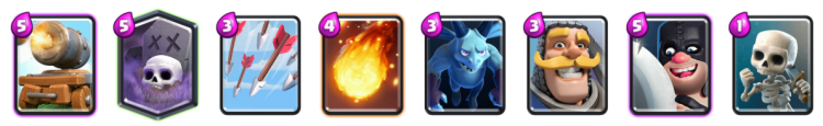 Cannon Cart Graveyard Deck Clash Royale