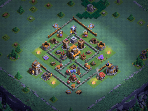Anti-Boxer Giant BH5 Design Clash of Clans