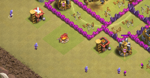 Clash of Clans TH7 Hog Riders War Attack